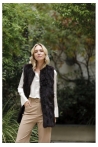 Gilet Claudia Tailles S  Couleurs Noir_copiar