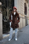 Coat Alena - S, Brown