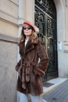 Coat Alena - S, Brown