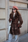 Coat Alena - S, Brown