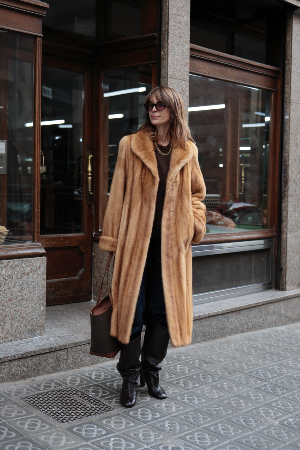 Manteau Kristin - S, Golden