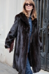 Coat Katia - S, Dark brown