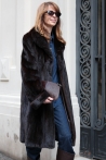 Coat Katia - S, Dark brown